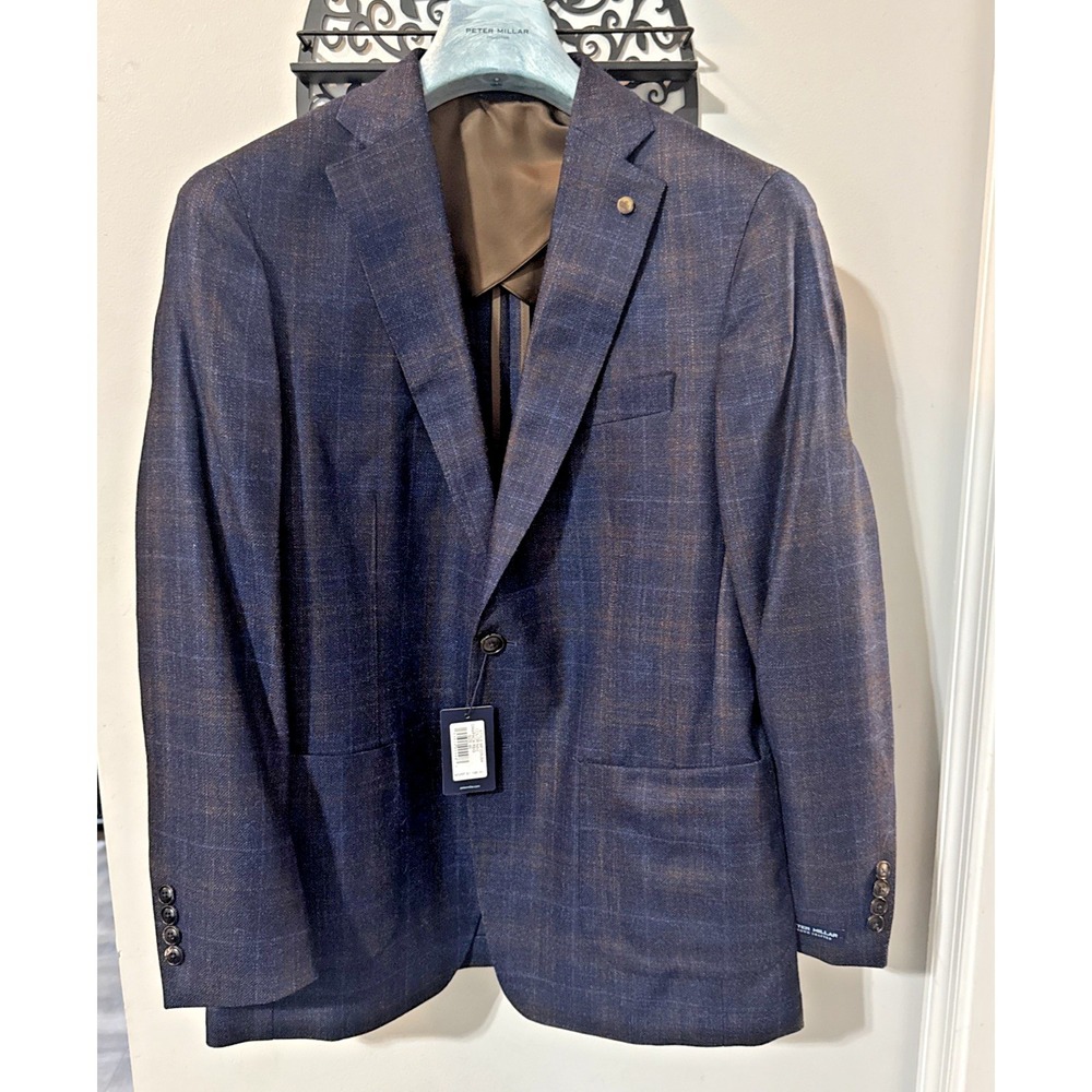 40R Peter Millar Crown Crafted Soft Sport Coat/Blazer NWT W/Carry BagMSRP $1198